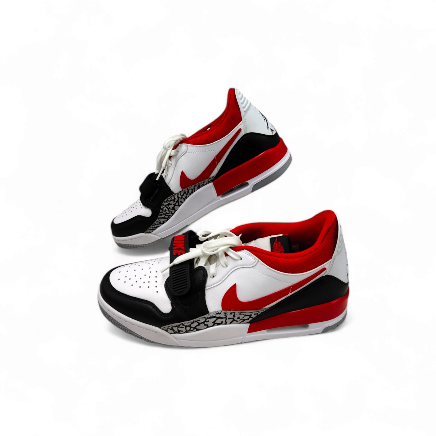 NIKE Sneaker Size 12US CD7069-160 Mens White/Red Rank A