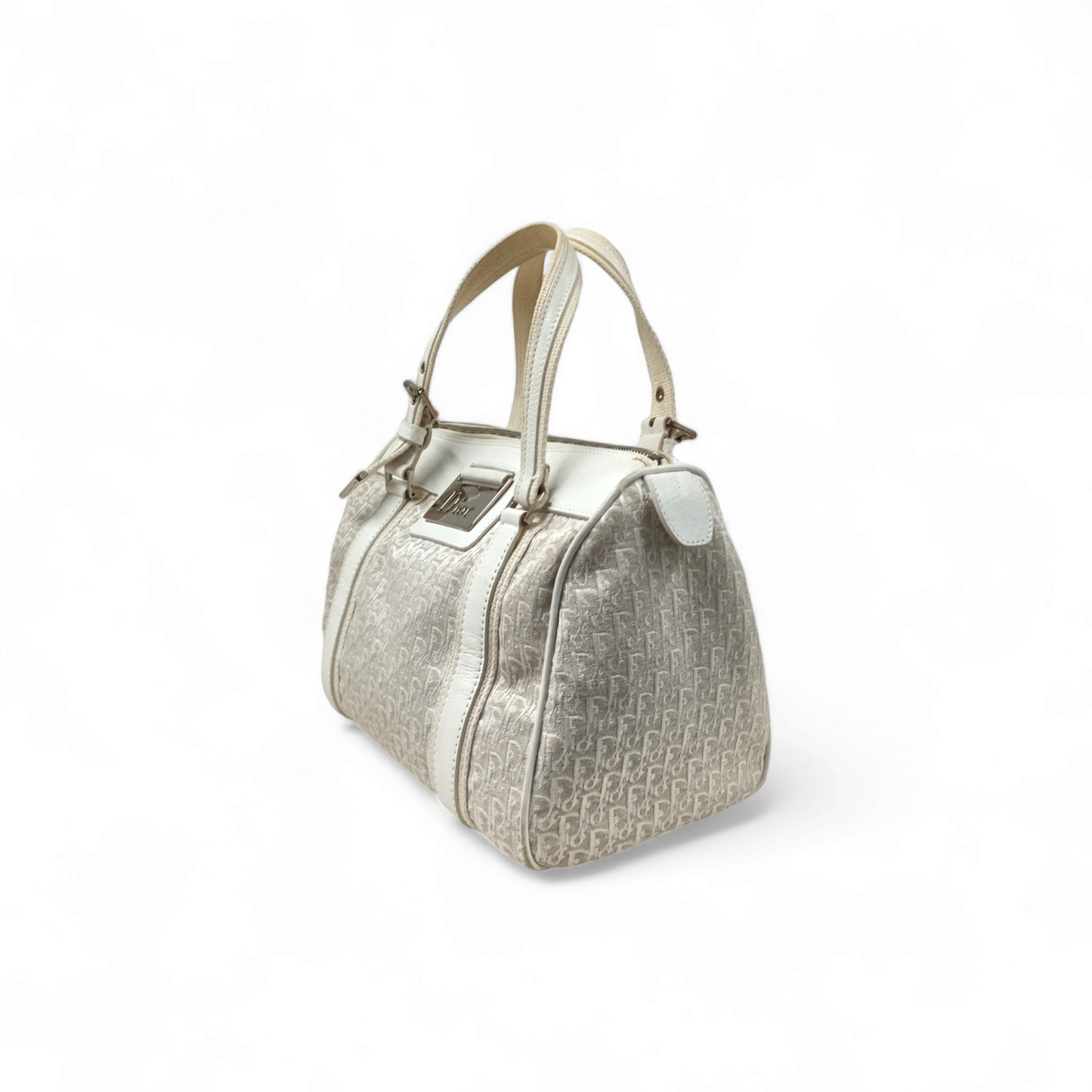 Christian Dior Handbag 12-B0-0017 White Damage/Stain Rank C