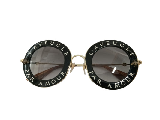 GUCCI SUNGLASSES GG0113S BLACK RANK (B)