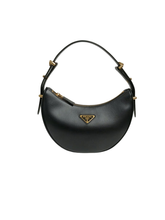 PRADA SHOULDER BAG 1BC194 BLACK 31/B RFID IS015693