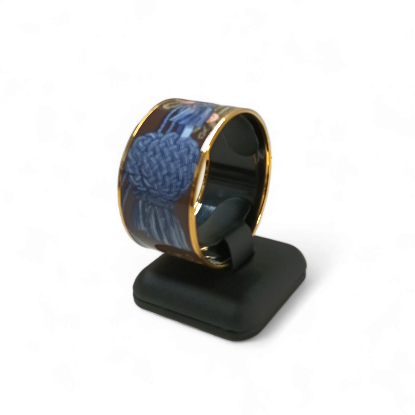 HERMES Bracelet Clois Gold/Brown Rank A