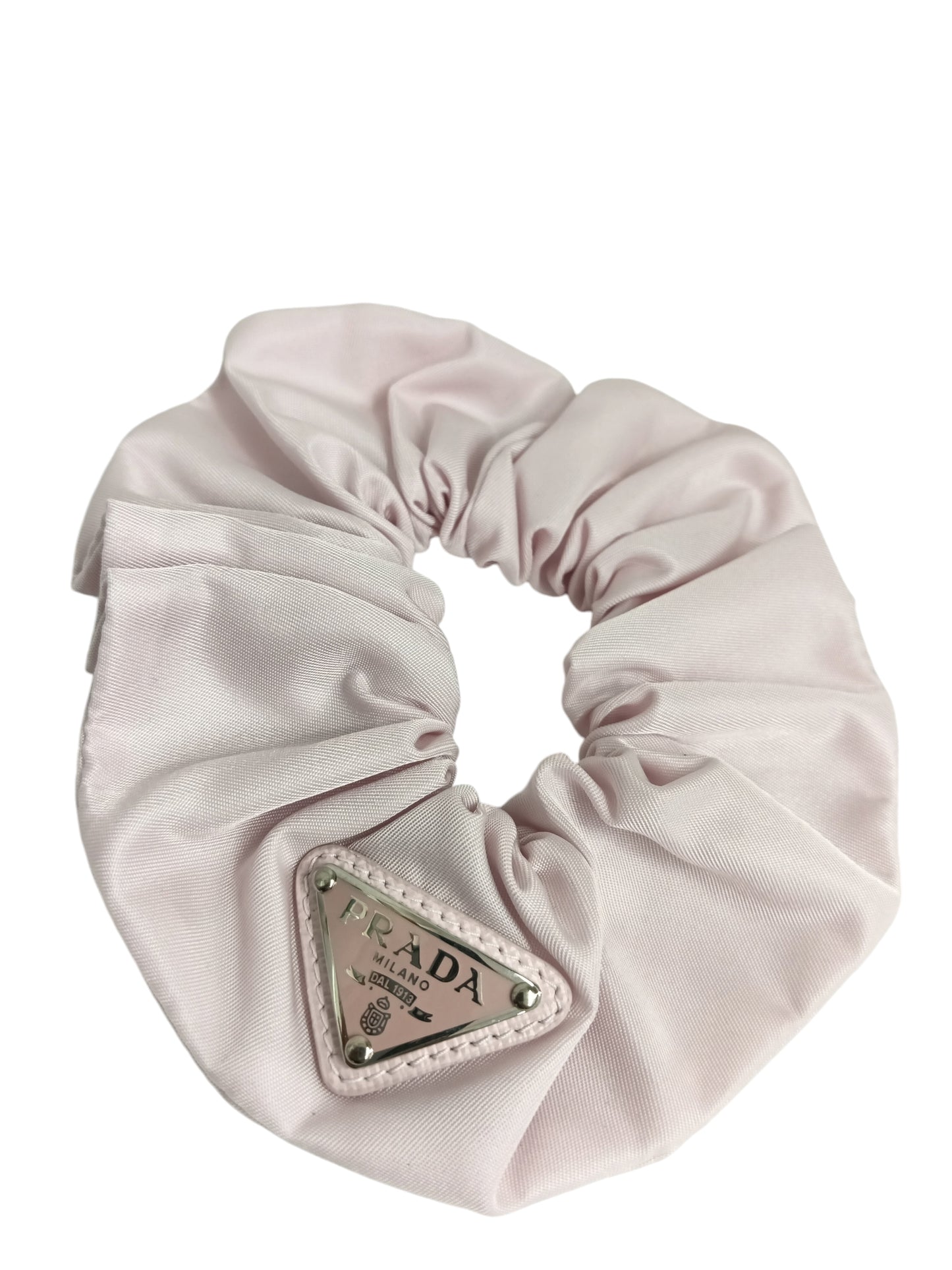 PRADA PINK HAIR TIE RE-NYLON (RANK A)