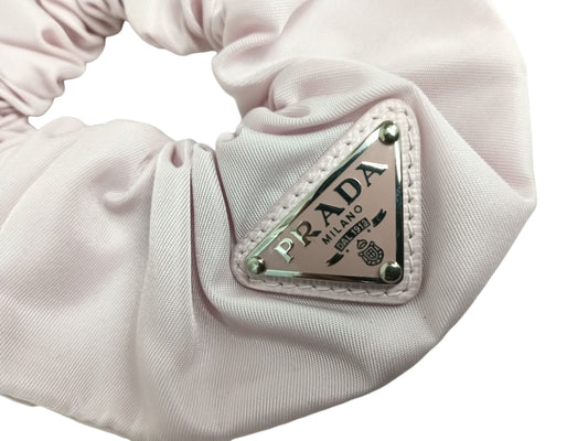 PRADA PINK HAIR TIE RE-NYLON (RANK A)