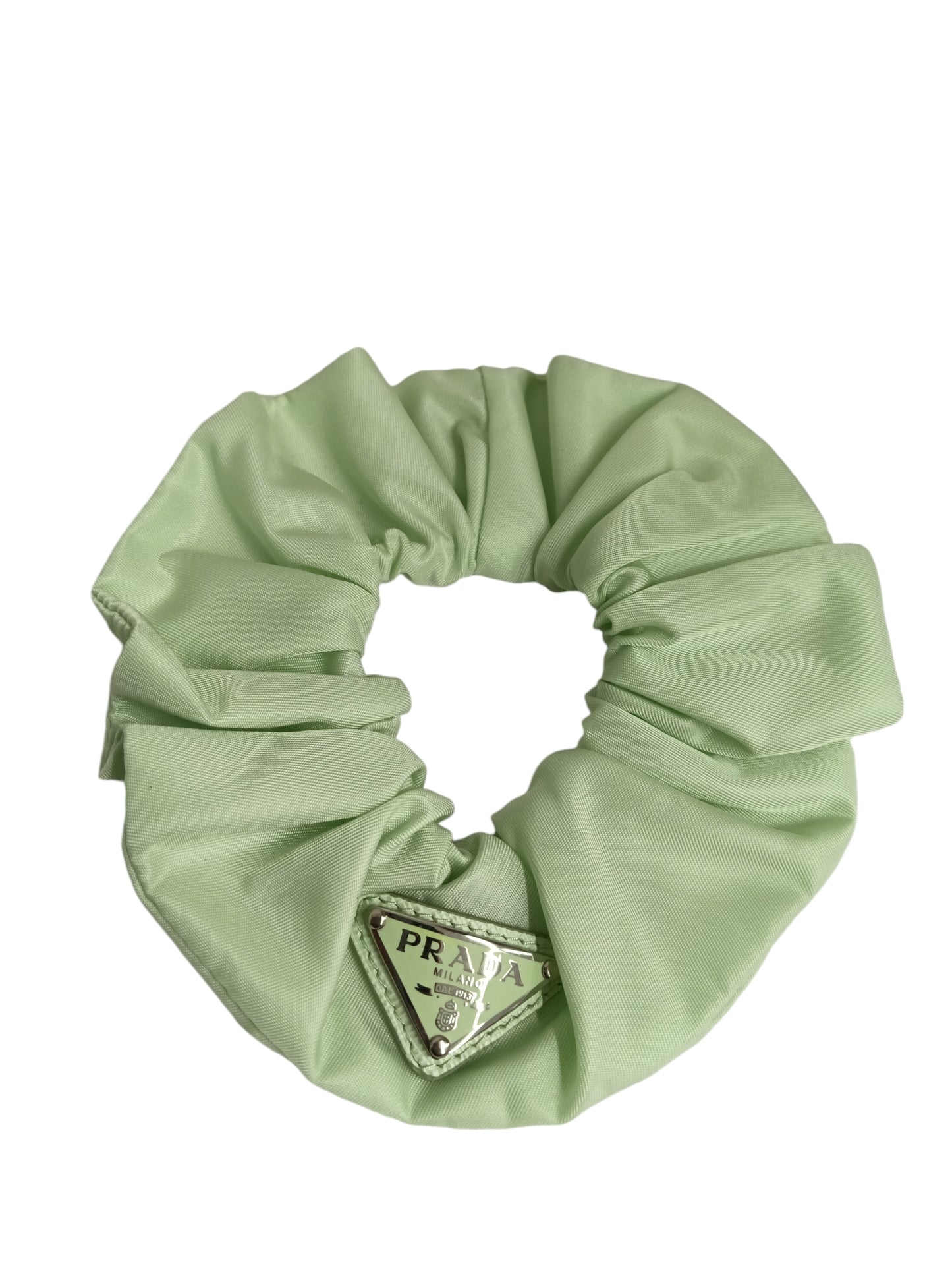 PRADA GREEN HAIR TIE (RANK A) RE-NYLON