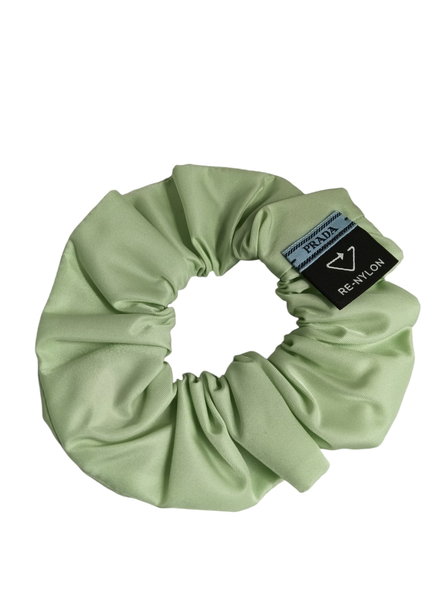 PRADA GREEN HAIR TIE (RANK A) RE-NYLON