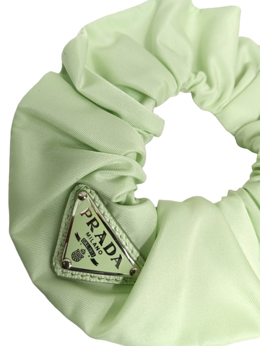PRADA GREEN HAIR TIE (RANK A) RE-NYLON
