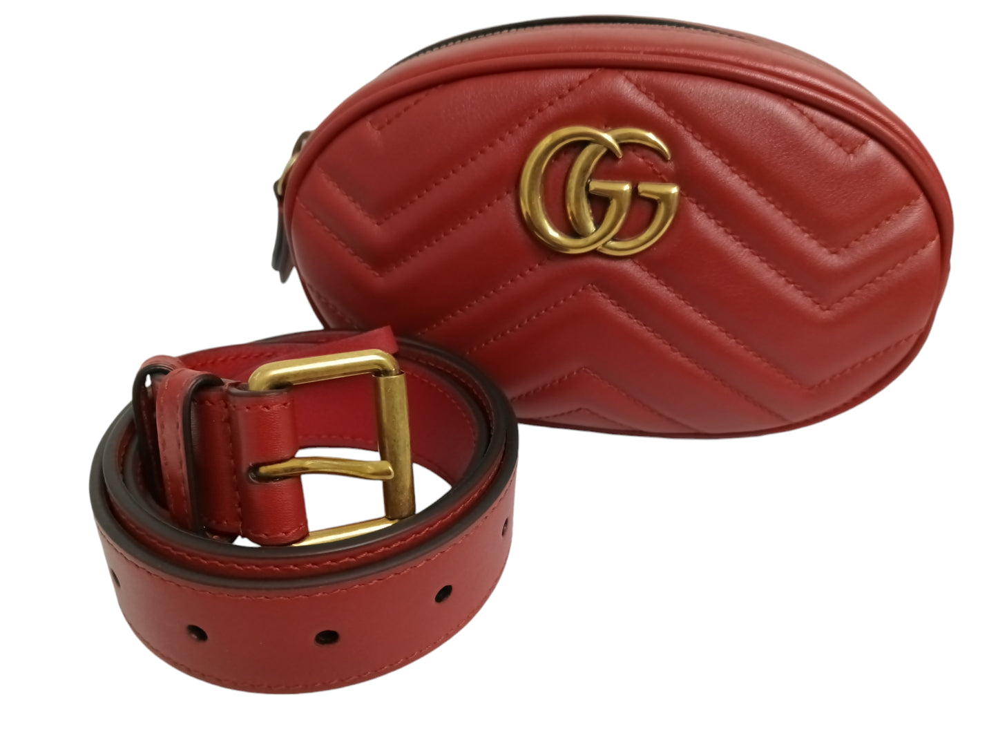 GUCCI BAG RED 476434 493075