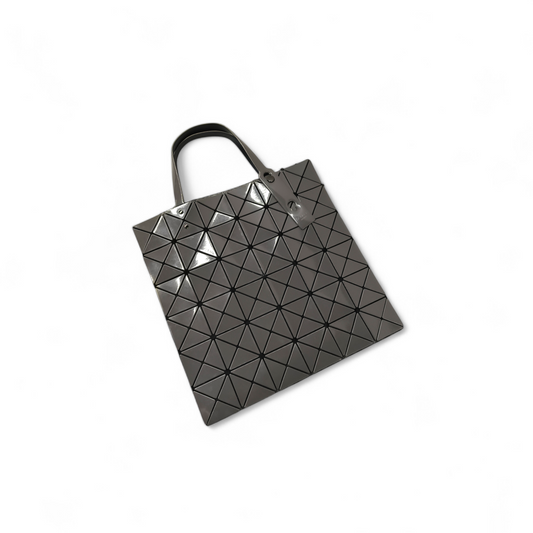 BAO BAO ISSEY MIYAKE Tote Bag BB81-AG532 Gray Scratch 6*6 Rank B