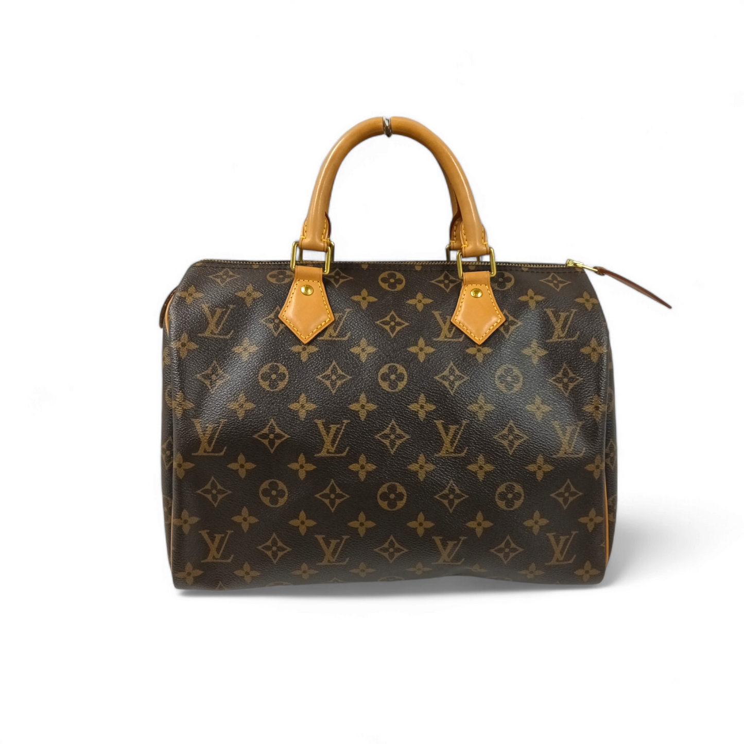 LOUIS VUITTON Handbag Monogram M41526 BA5114 Speedy 30 *Stain* Brown Rank AB