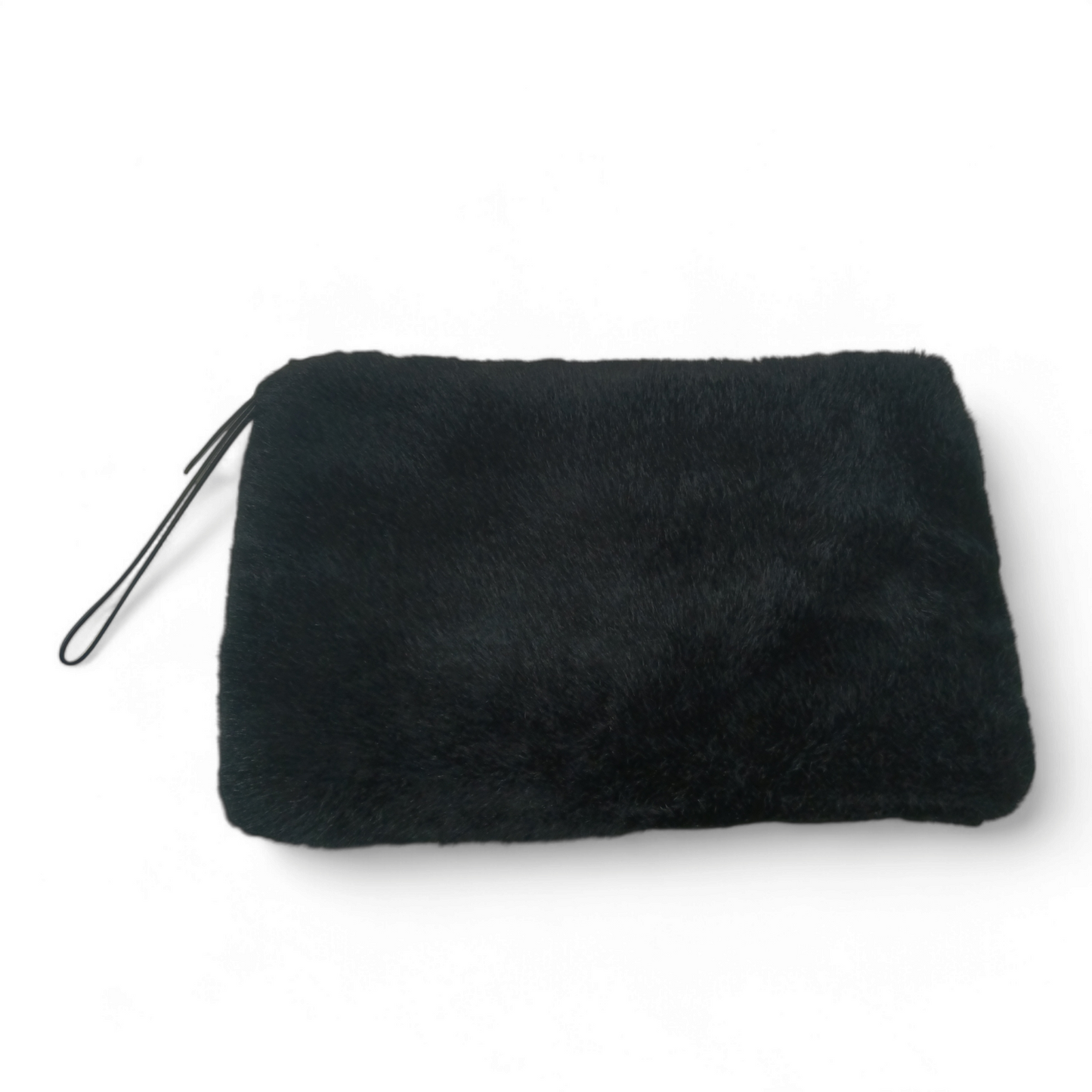 GIVENCHY ECO Fur Clutch Bag *Stain* KU A0178 Black/White Rank B