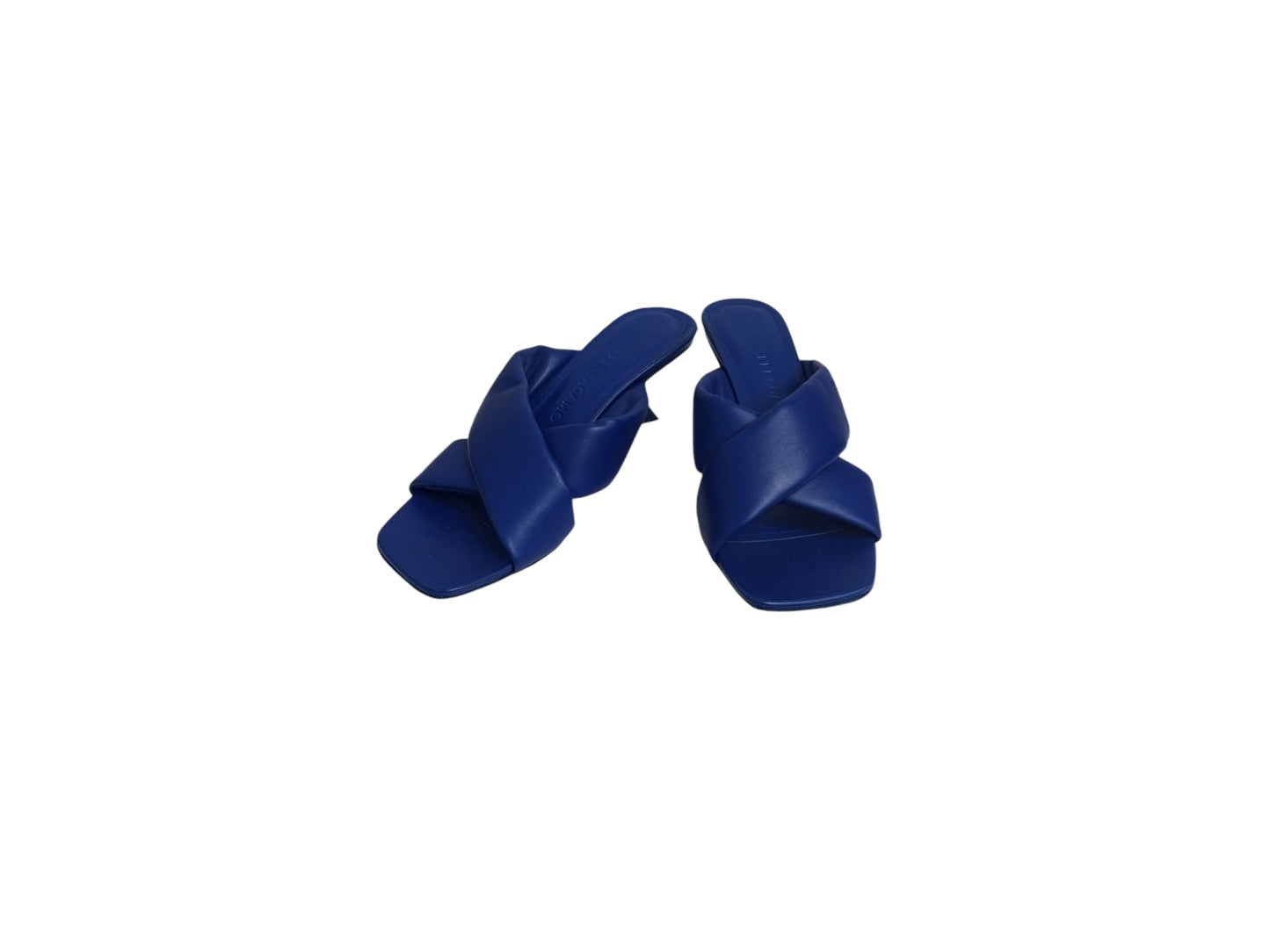 SALVATORE FERRAGAMO SANDAL SIZE 7.5 LADY'S BLUE