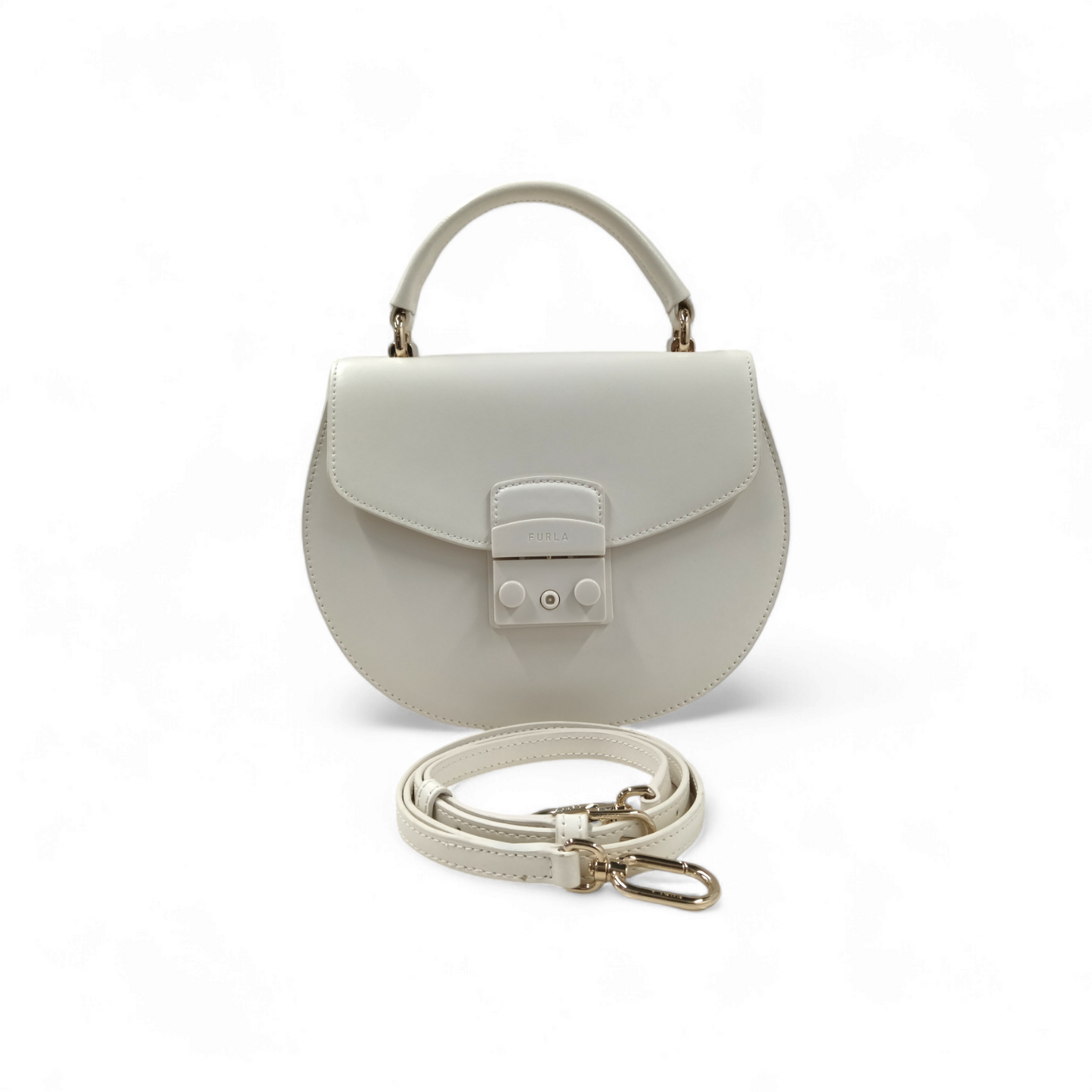 FURLA 2WAY Bag VNC000 White Rank A