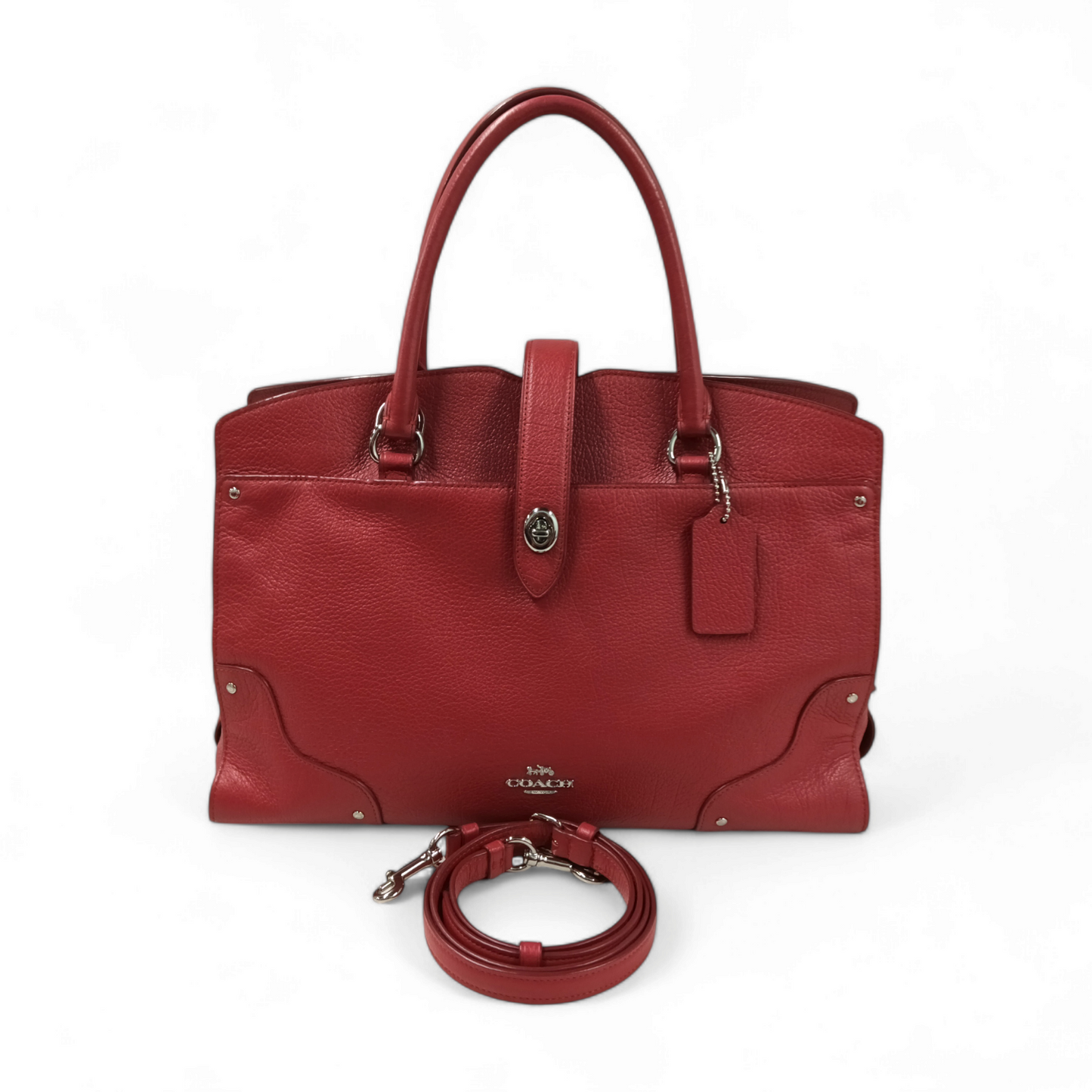 COACH 2WAY Bag F37167 Red Rank B