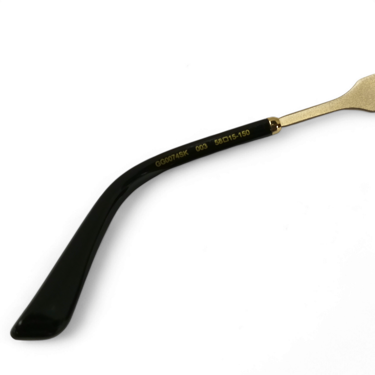 GUCCI Sunglasses GG0074SK Gold/Black Rank B