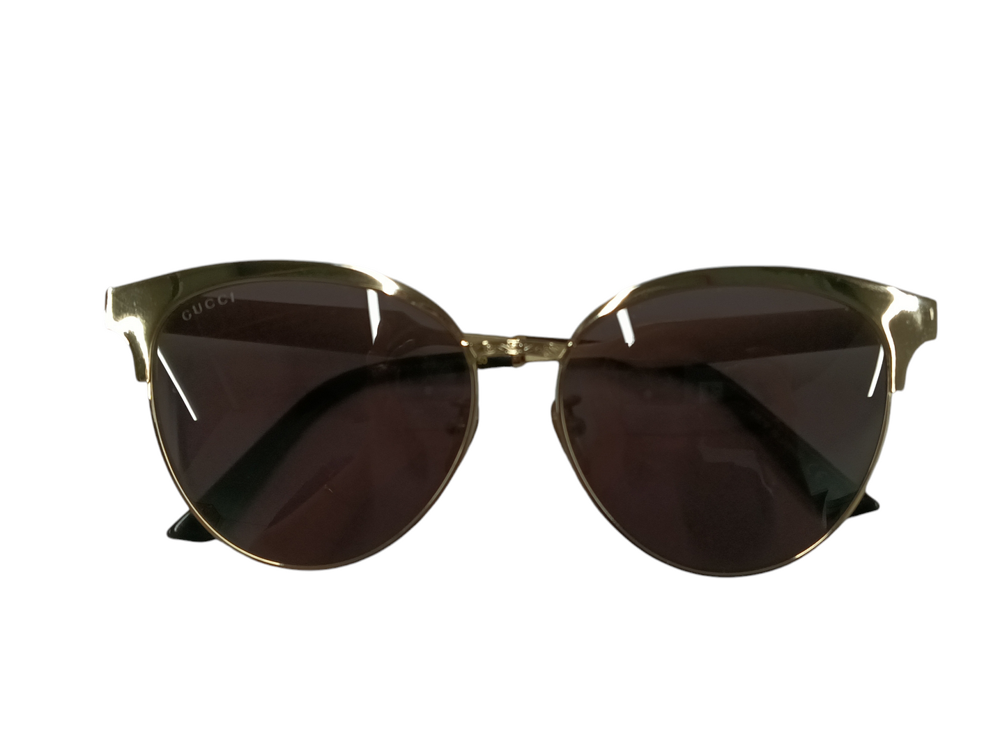 GUCCI Sunglasses GG0074SK Gold/Black Rank B