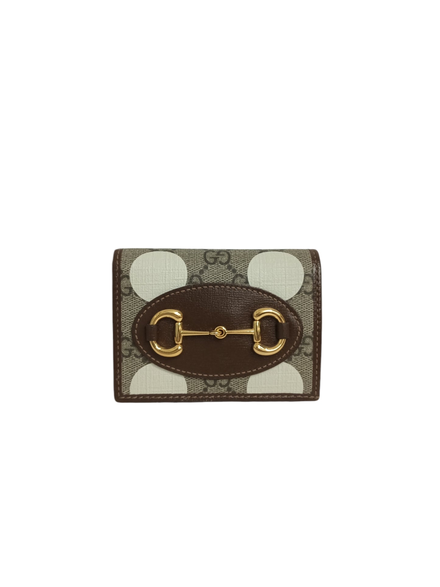 GUCCI WALLET HORSE BIT BROWN 621887 RANK(A)