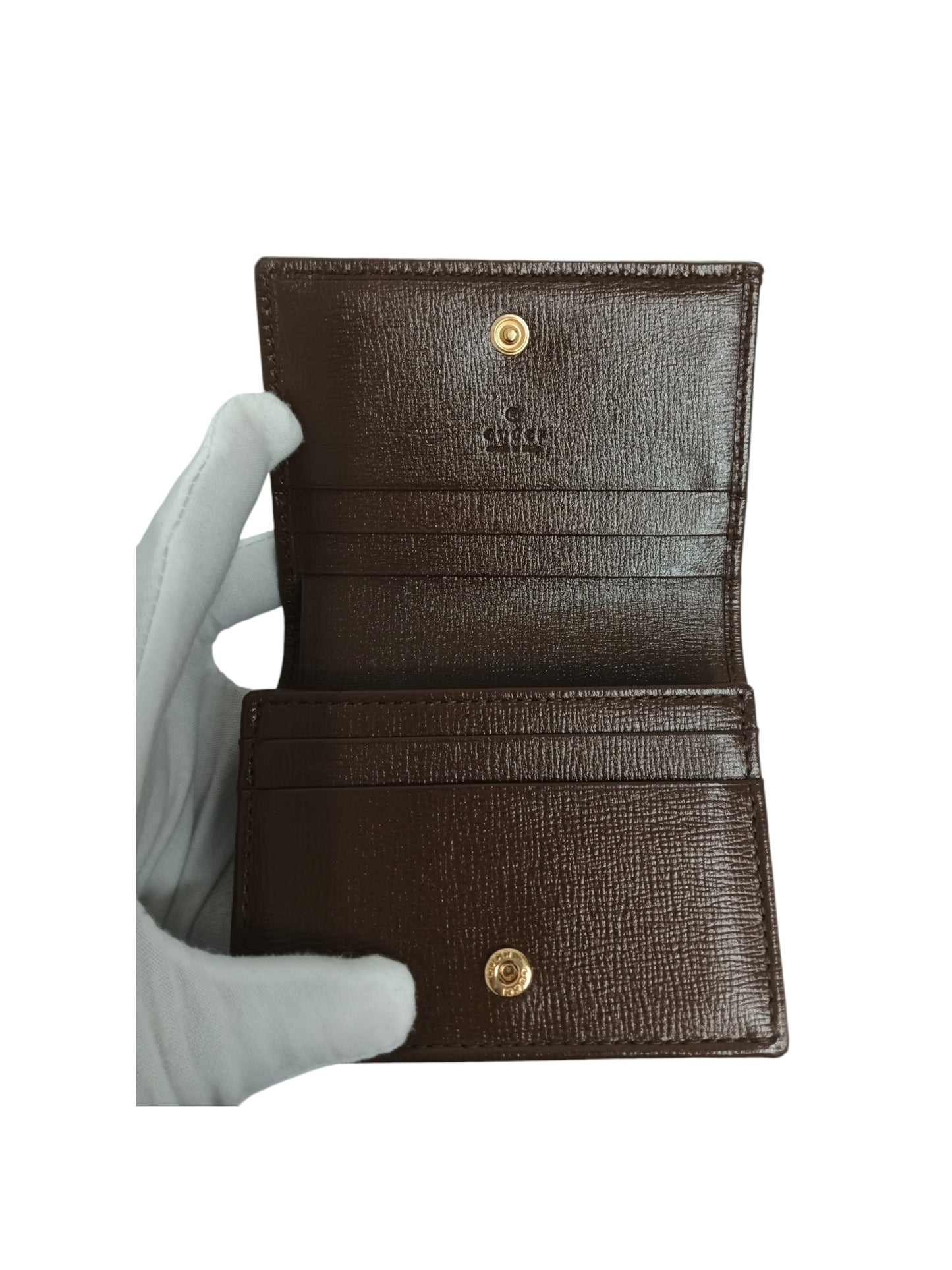 GUCCI WALLET HORSE BIT BROWN 621887 RANK(A)