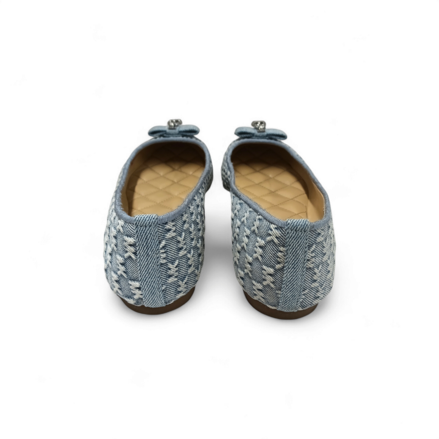 MICHAEL KORS FLAT Shoes Size 5M Lady's Blue Rank B *Stain* 49T4HNFP2D Rank B