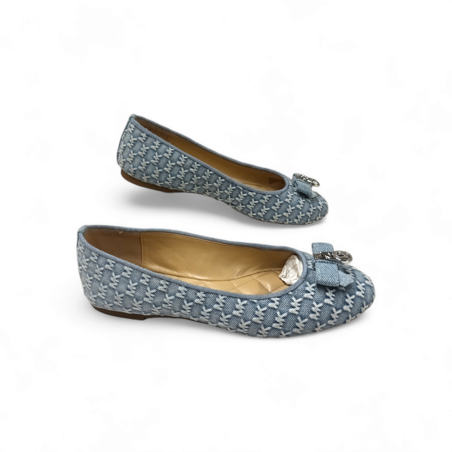 MICHAEL KORS FLAT Shoes Size 5M Lady's Blue Rank B *Stain* 49T4HNFP2D Rank B