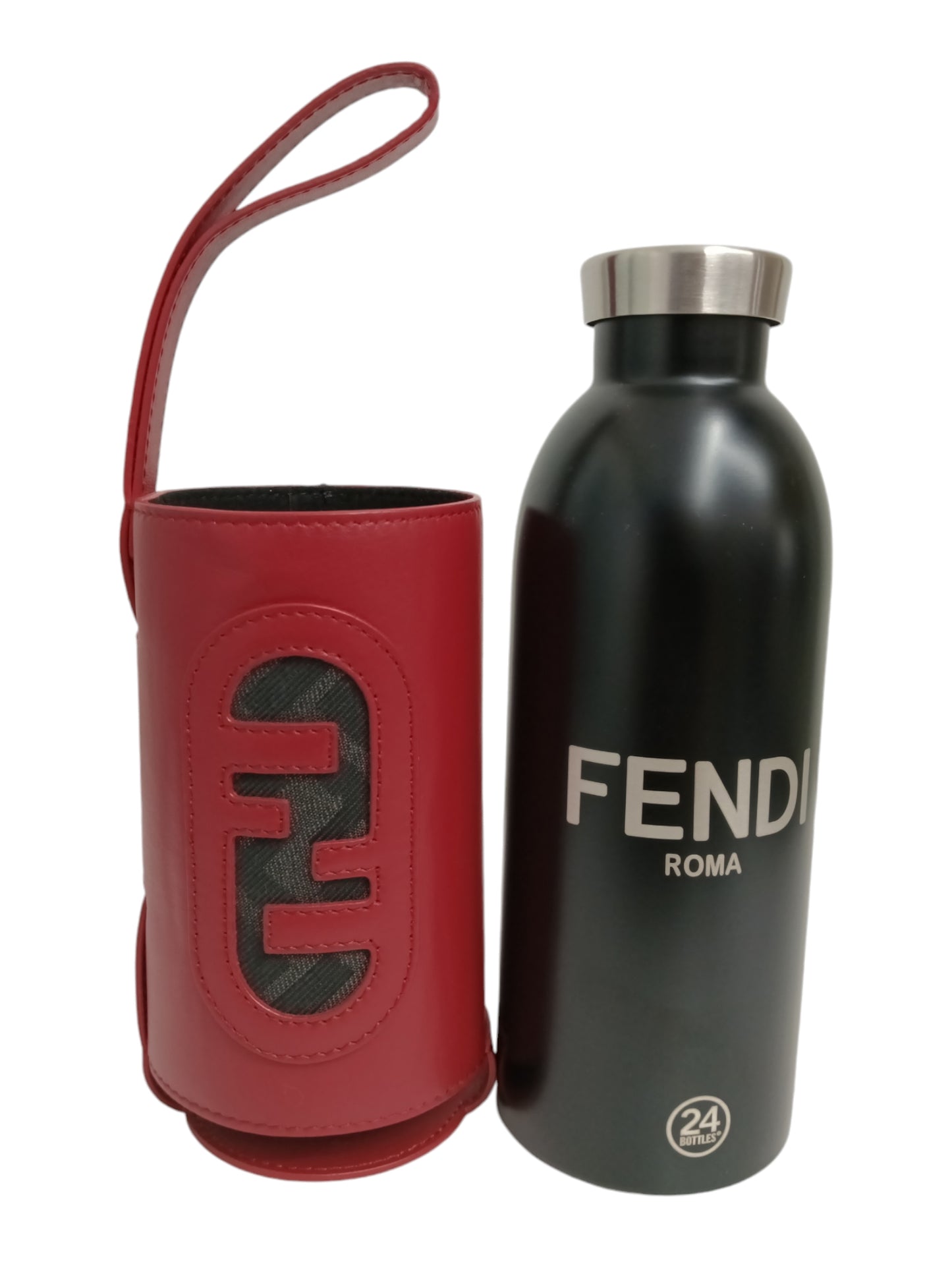 Water Bottle FENDI RANK (AB) Black 7AR968-ALEV-229-10429