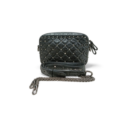 VALENTINO GARAVANI Sholder Bag ROCKSTUD Black BL-QB6ARD1 Rank AB