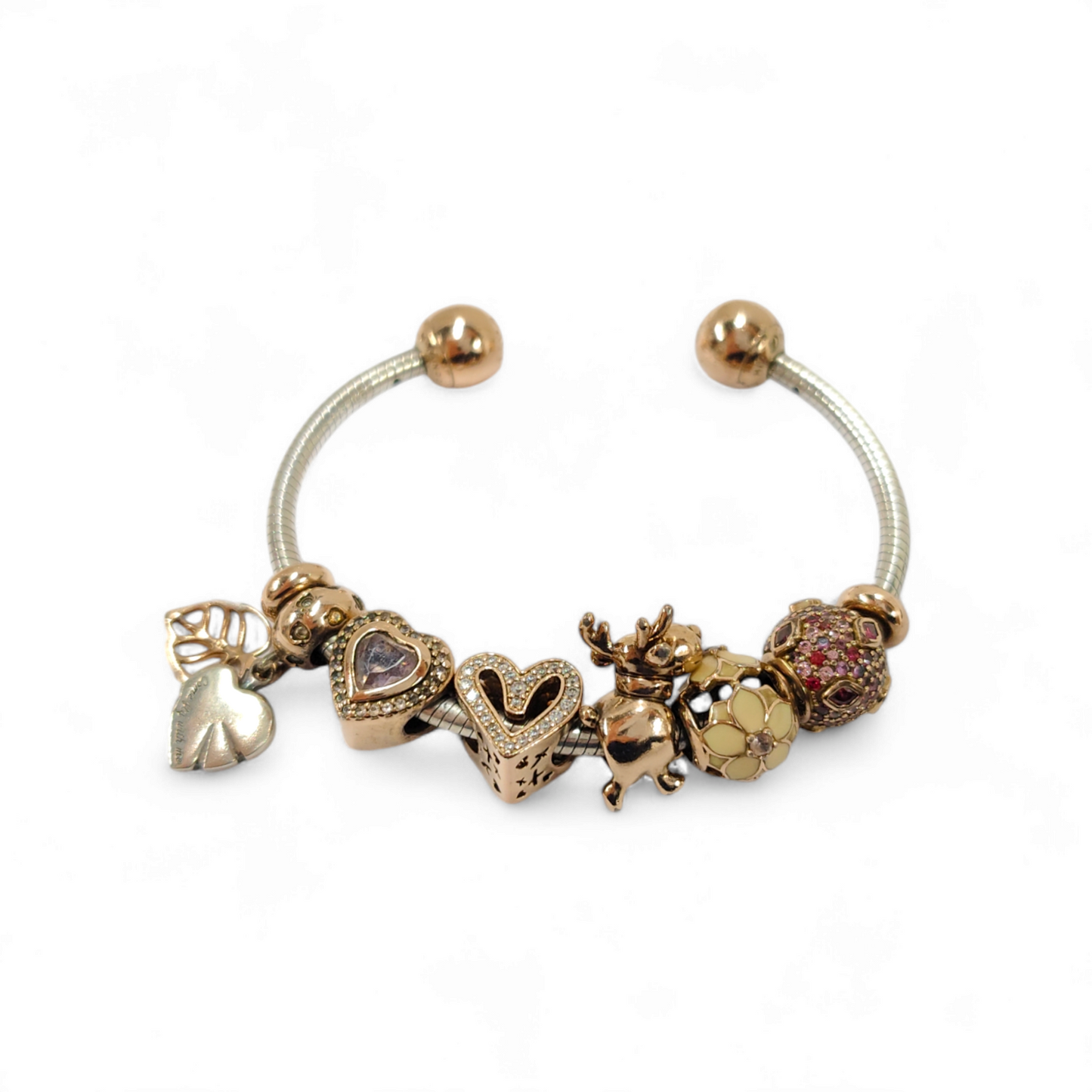 PANDORA CHARM 6 P Rank B *with BOX