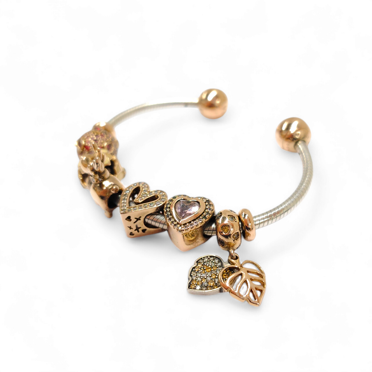 PANDORA CHARM 6 P Rank B *with BOX