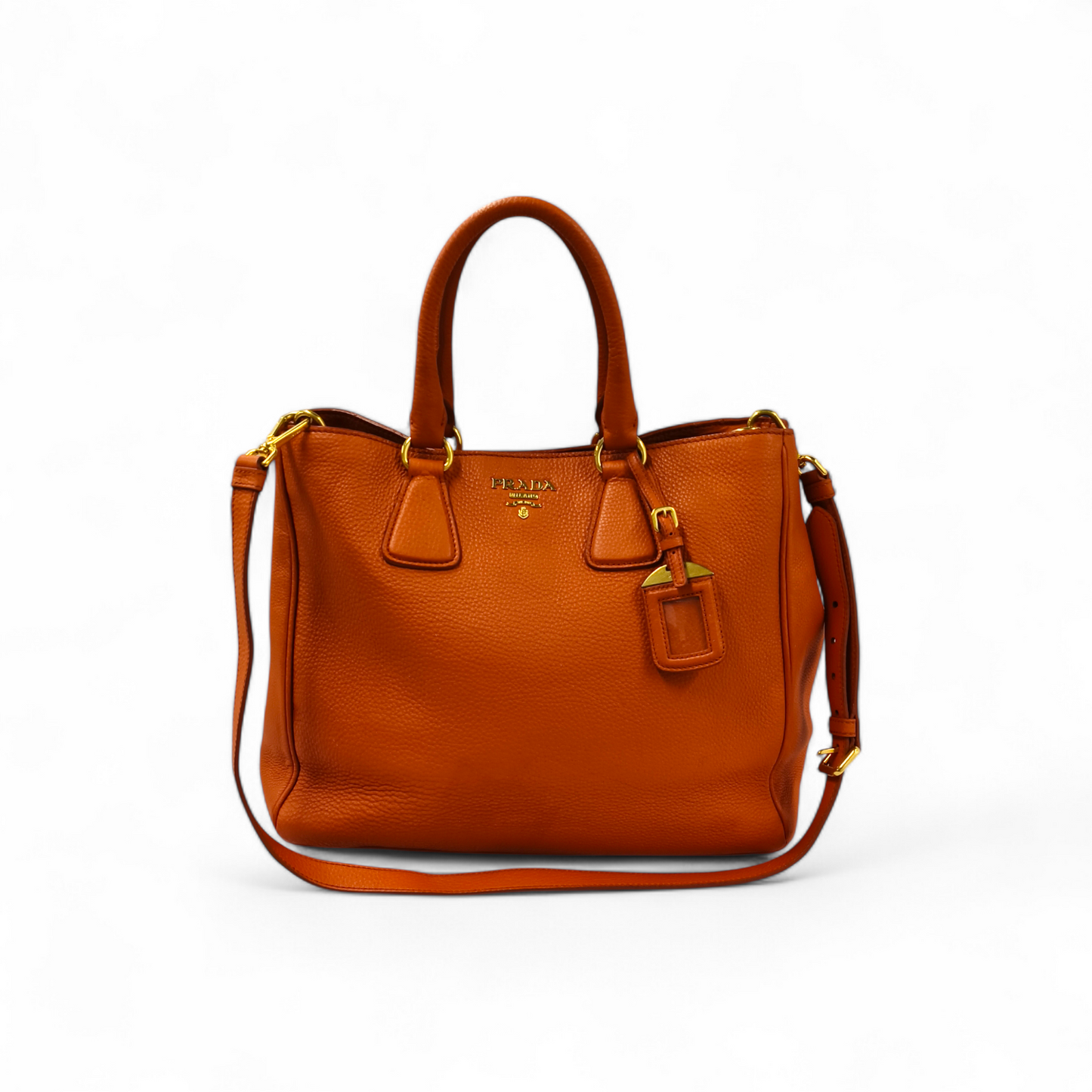 PRADA 2WAY Bag BL2579 165 Orange Rank B