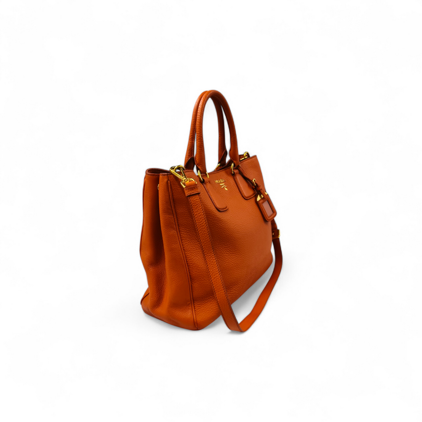 PRADA 2WAY Bag BL2579 165 Orange Rank B