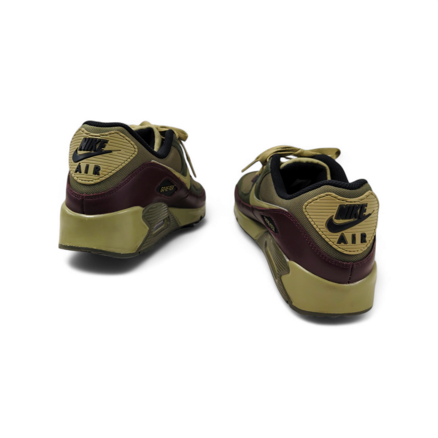 NIKE Sneaker Size 44.5 Mens Green Red Rank B