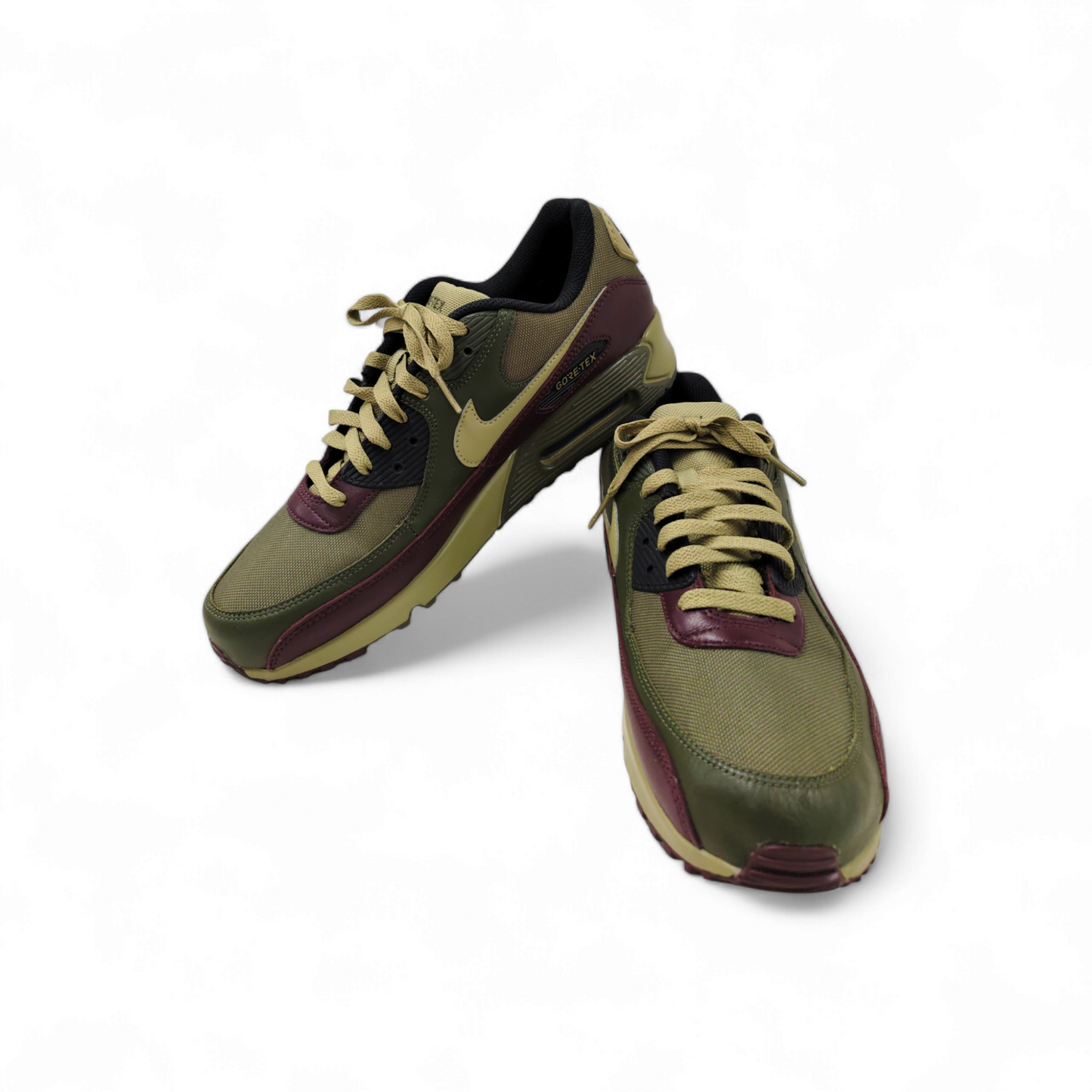 NIKE Sneaker Size 44.5 Mens Green Red Rank B