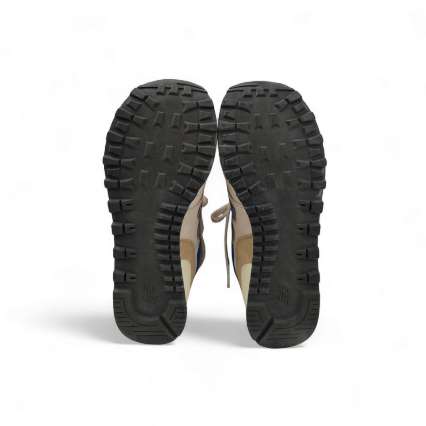 NEW BALANCE Sneaker Size 43 Mens Beige/Blue Rank B