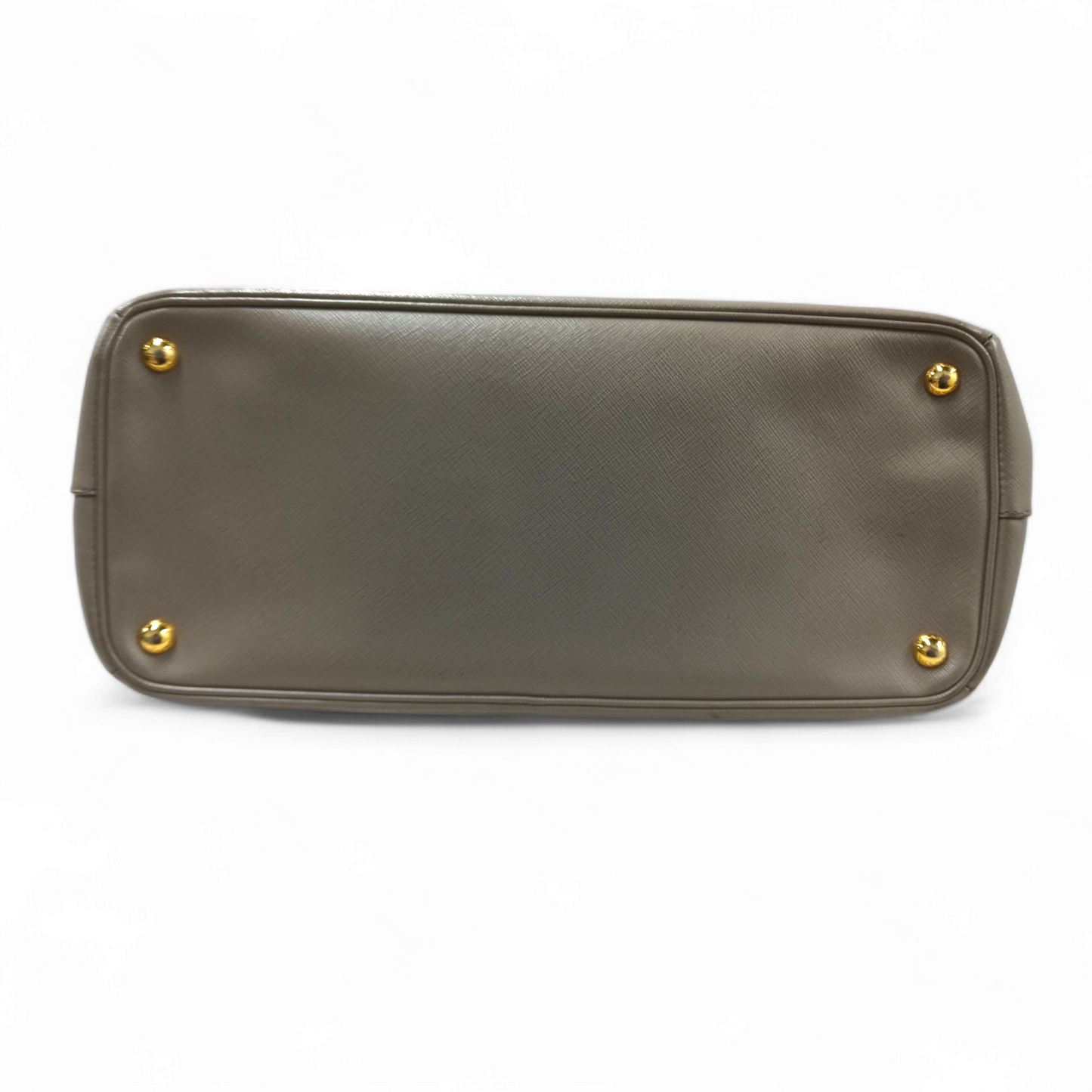 PRADA Handbag Saffino Lux *Scratch Gray Rank B