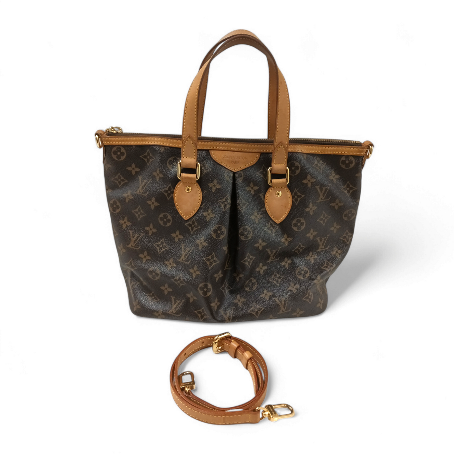 LOUIS VUITTON 2WAY Bag Monogram R0098 Brown Pelermo PM Rank B