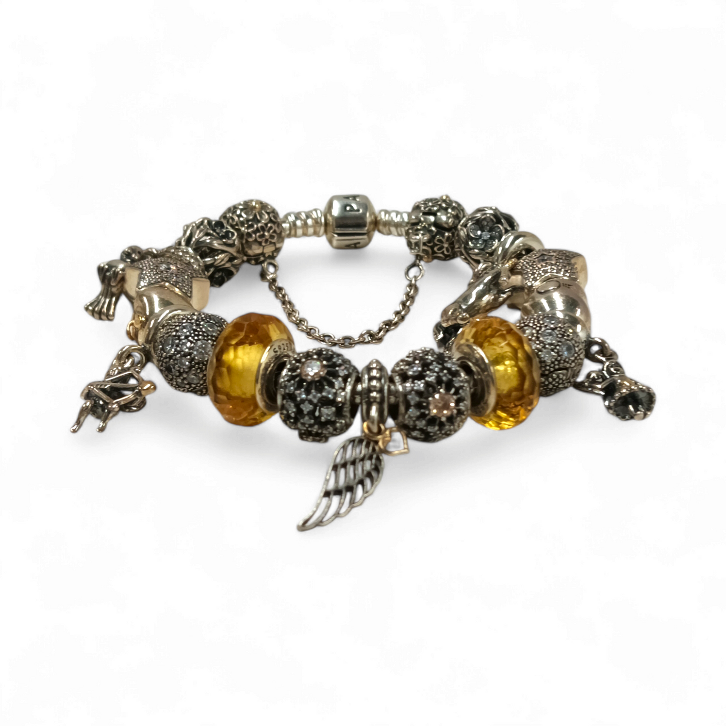 PANDORA Bracelet MANY CHARM SET Rank B