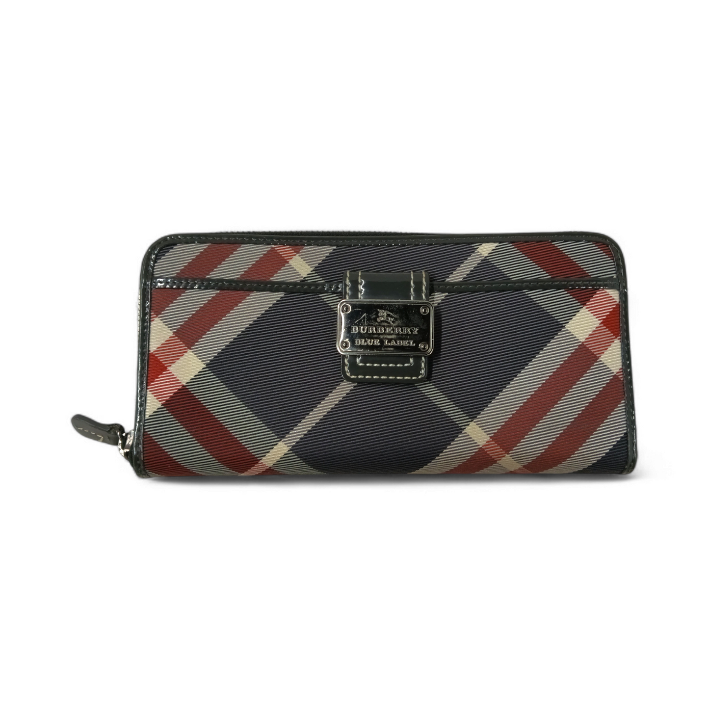 BURBERRY BLUE LABEL Long Wallet Multi Color *Stain* Rank AB