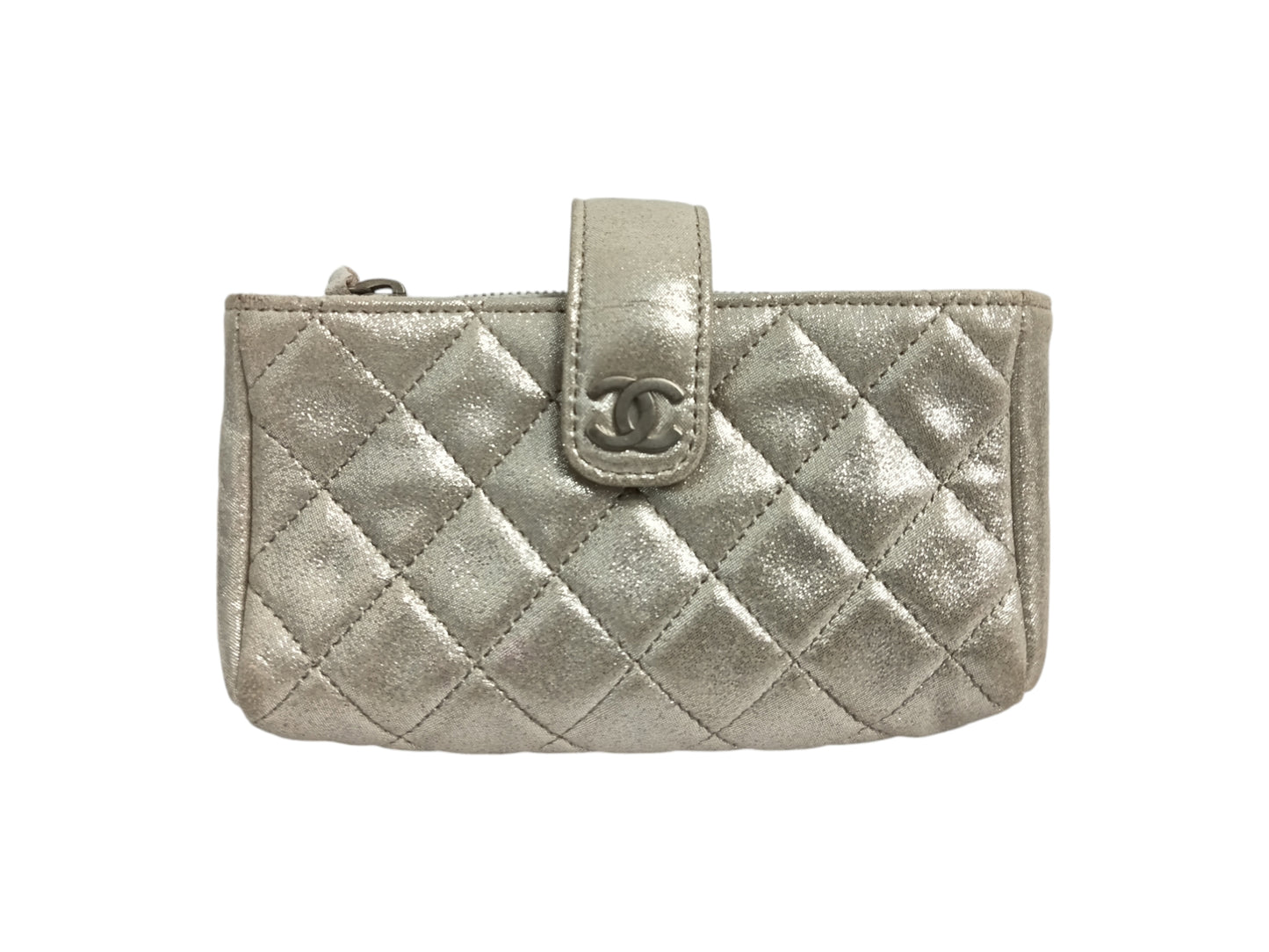 CHANEL Pouch Ivory Rank (B) 16297183