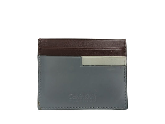 Calvin Klein Cardcase RANK (B) Gray/Brown *Stain
