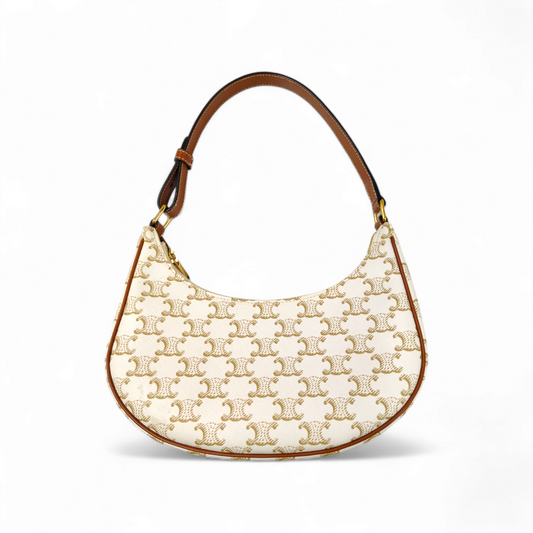 CELINE Handbag White Rank AB