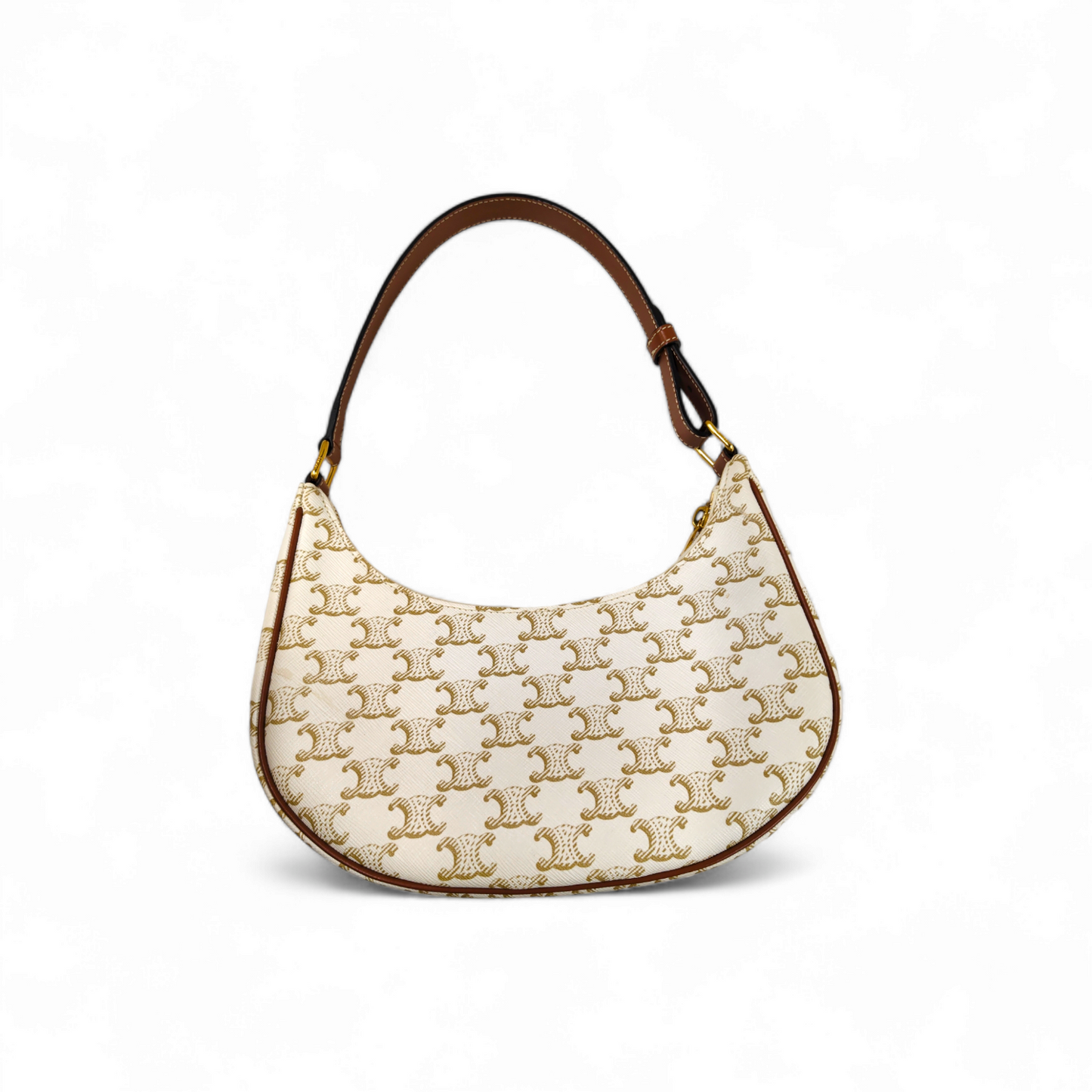 CELINE Handbag White Rank AB