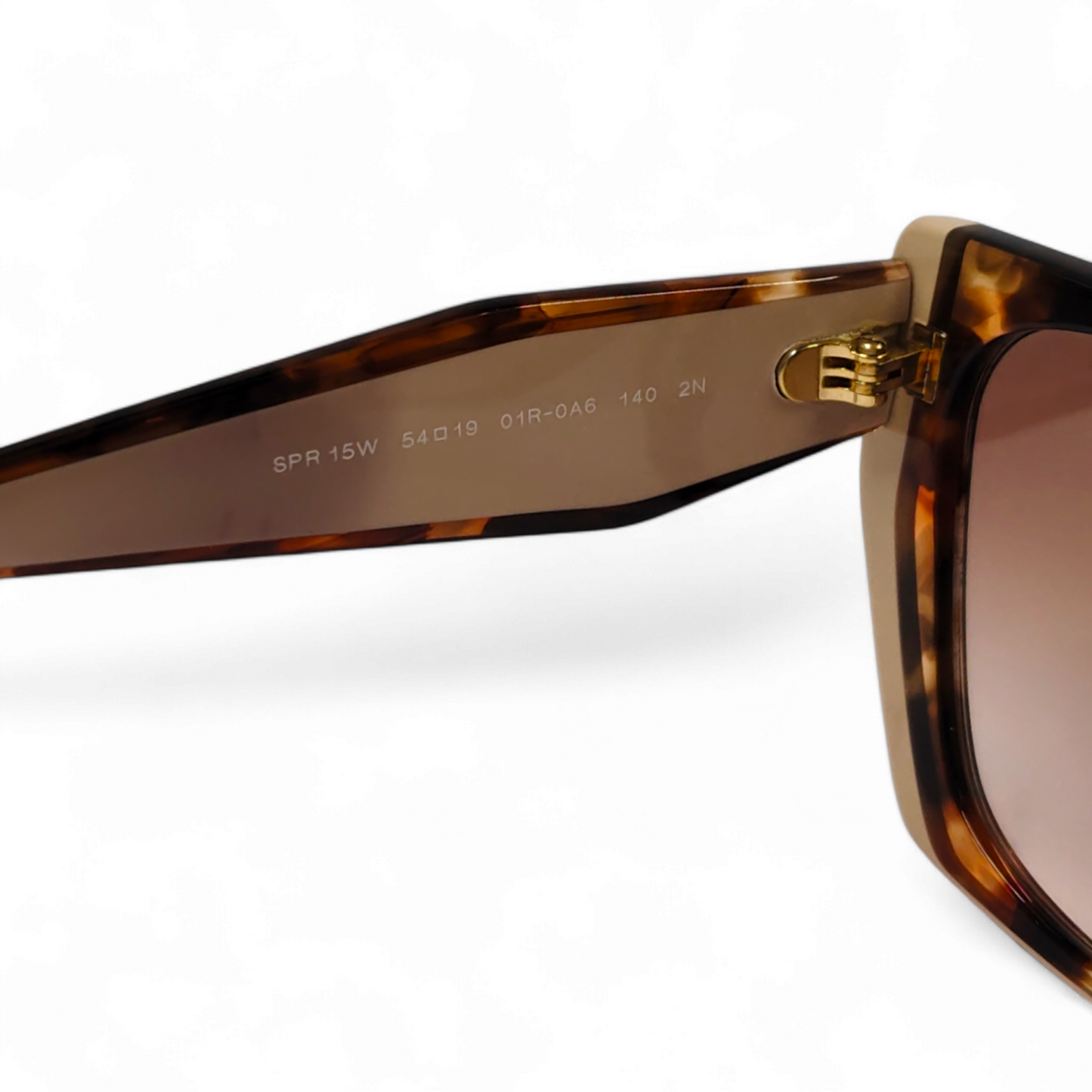 PRADA Sunglasses SPR 15W Beige/Brown Rank B