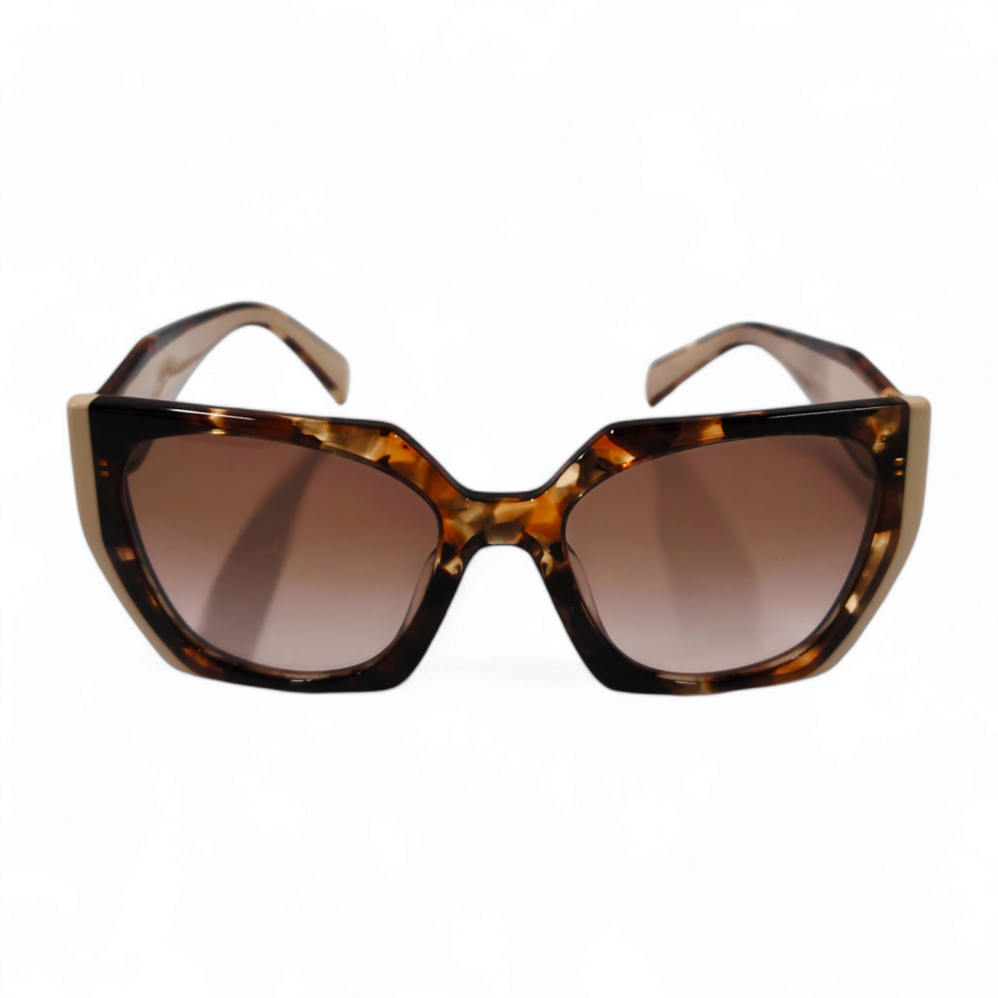 PRADA Sunglasses SPR 15W Beige/Brown Rank B