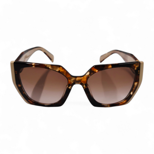 PRADA Sunglasses SPR 15W Beige/Brown Rank B