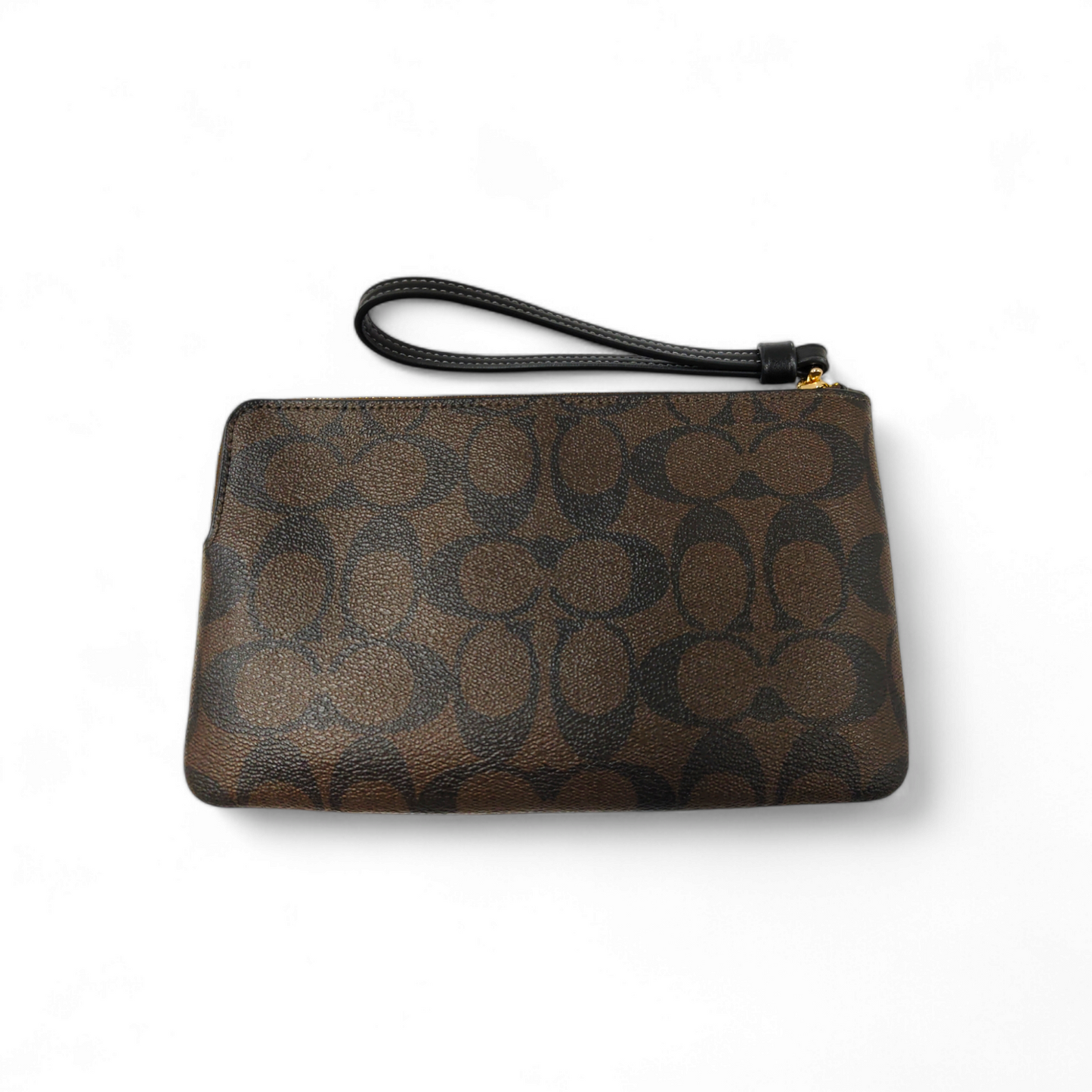 COACH Pouch CS438 Brown Rank A