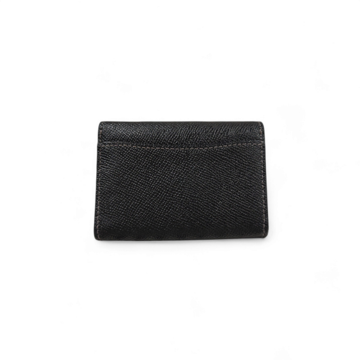 COACH Card Case CH487 Black Rank A