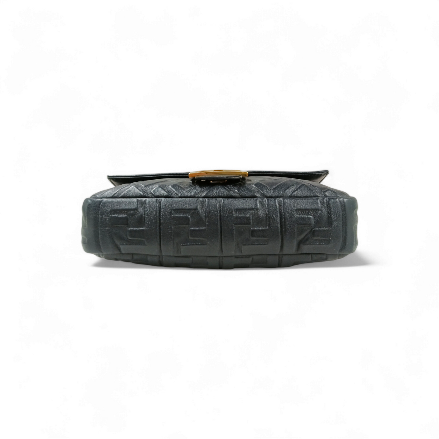 FENDI Shoulder Bag Baguette Black 8BR600 Rank B