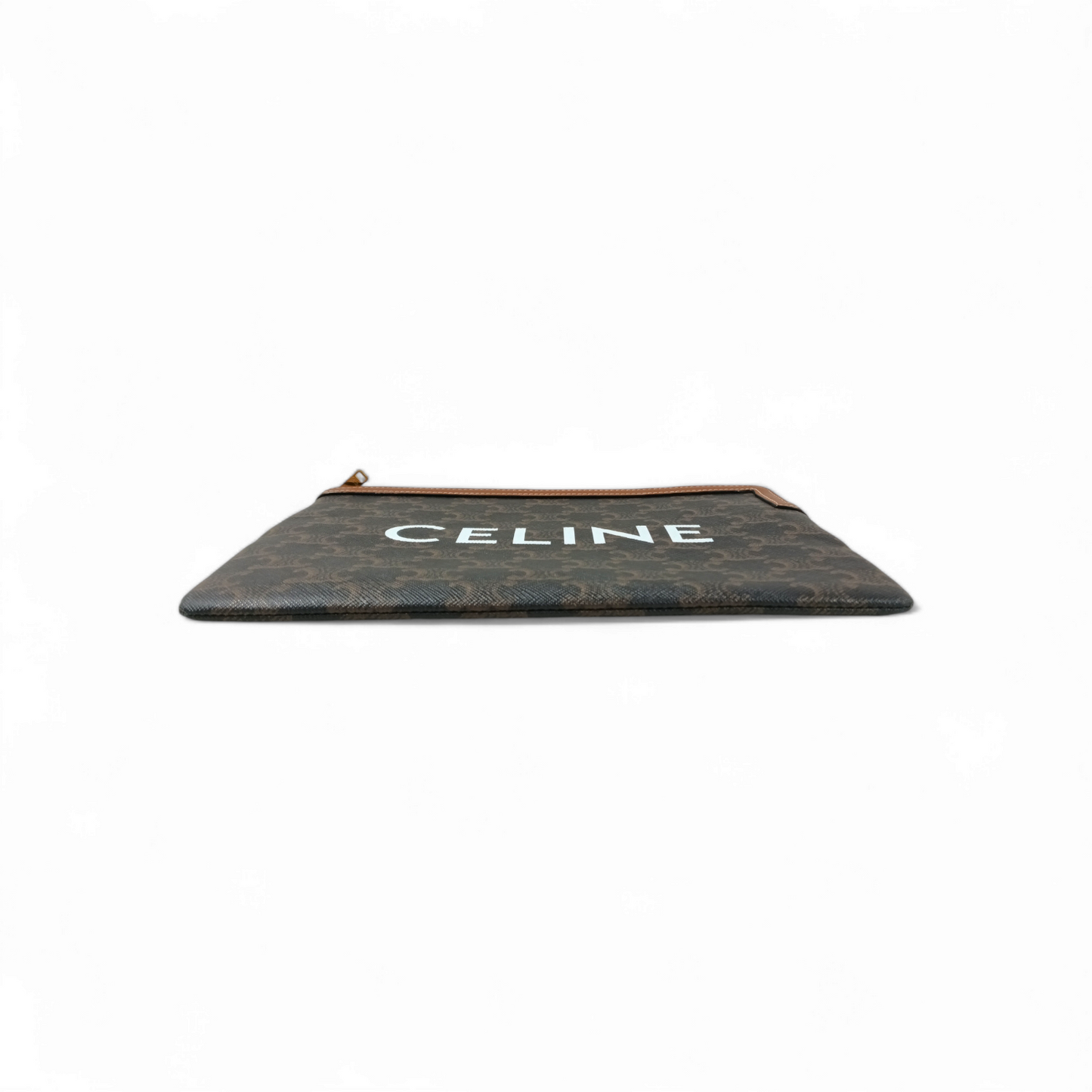 CELINE Clutch Bag 10D672BZQ 04LU Brown Rank A