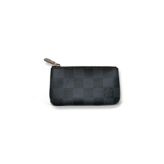 LOUIS VUITTON Coin Case CT4223 Gray Rank A