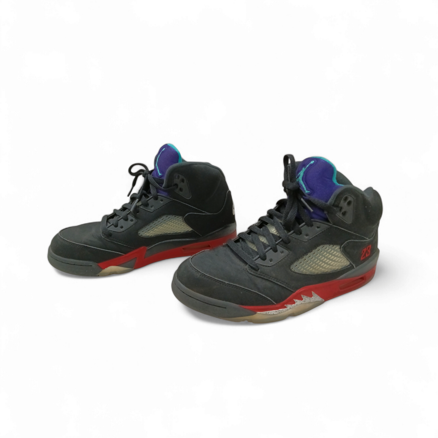 NIKE High Cut Sneakers 8.5 US CZI786-001 Kids Black RED Rank B