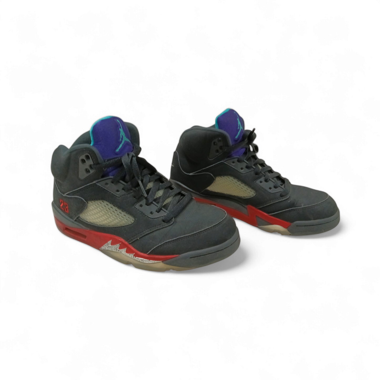NIKE High Cut Sneakers 8.5 US CZI786-001 Kids Black RED Rank B